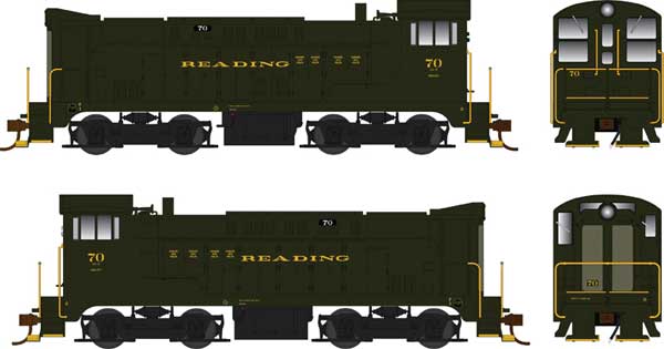 PREORDER Bowser 25512 HO Baldwin VO660 - LokSound 5 and DCC -- Reading