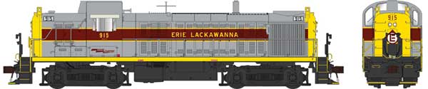 PREORDER Bowser 25449 HO Alco RS3 Phase 1 - Standard DC -- Erie-Lackawanna