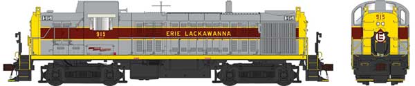 PREORDER Bowser 25448 HO Alco RS3 Phase 1 - Standard DC -- Erie-Lackawanna