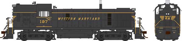 PREORDER Bowser 25464 HO Alco RS3 Hammerhead High Hood - ESU LokSound and DCC -- Western Maryland