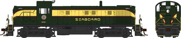 PREORDER Bowser 25429 HO Alco RS3 Phase 2 - Standard DC -- Seaboard Air Line