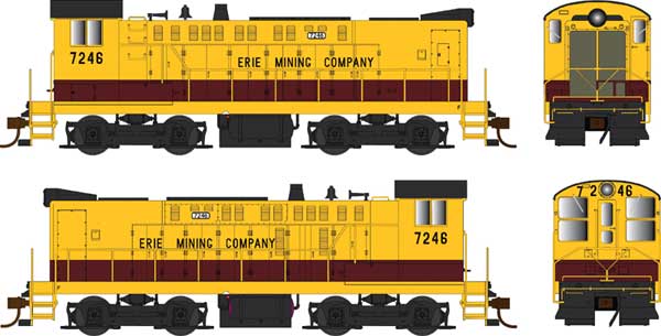 PREORDER Bowser 25477 HO Baldwin S12 - LokSound 5 and DCC -- Erie Mining