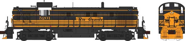 PREORDER Bowser 25427 HO Alco RS3 Phase 2 - LokSound 5 and DCC -- Denver & Rio Grande Western