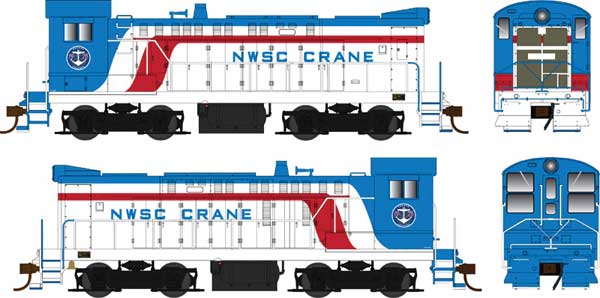 PREORDER Bowser 25483 HO Baldwin S12 - Standard DC -- NWSC Crane