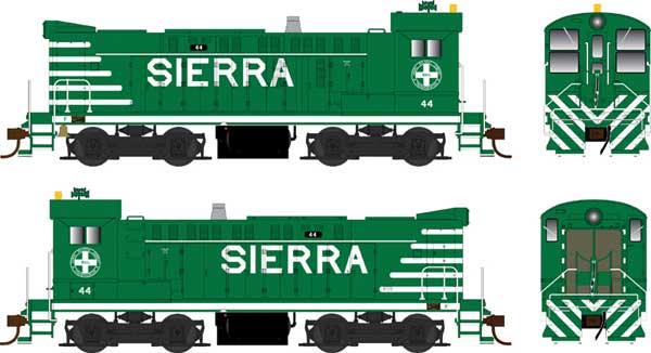 PREORDER Bowser 25487 HO Baldwin S12 - LokSound 5 and DCC -- Sierra Railroad