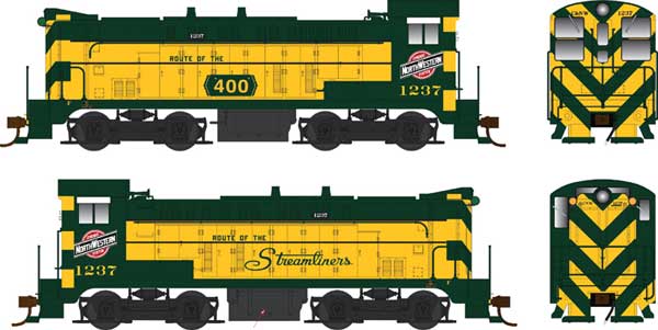 PREORDER Bowser 25494 HO Baldwin VO660 - Standard DC -- Chicago & North Western