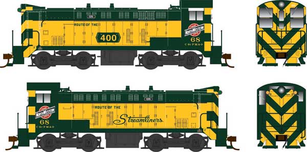 PREORDER Bowser 25498 HO Baldwin VO660 - LokSound 5 and DCC -- Chicago, St. Paul, Minneapolis & Omaha Railway