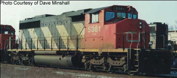 PREORDER Bowser 25400 HO GMD SD40-2W - Standard DC -- Canadian National