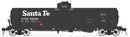 American Limited Models 1821 GATC Welded Tank Car - Ready to Run -- Santa Fe 98084 (black, Reclaimed Diesel Fuel Service), HO Scale