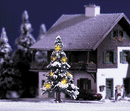 Busch Gmbh & Co Kg 5410 Christmas Tree w/Working Lights, N Scale