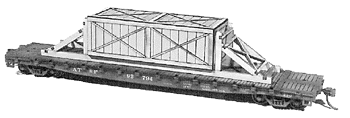 American Model Builders 525 Wood Crate w/Dunnage (Bracing) Load - Laser-Cut Kit, N Scale