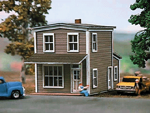 American Model Builders 636 Springfield Cafe -- 1-1/4 x 2-1/2 x 1-3/4" 3.1 x 6.2 x 4.3cm, N Scale