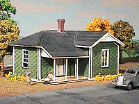 American Model Builders 151 Old Man Dan's House -- 4 x 4 x 2-1/4" 10 x 10 x 5.6cm, HO Scale