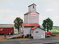 American Model Builders 115 Farmer's Grain & Stock Co. - LASERkit(R) -- Kit - 6 x 8 x 7-1/2" 15 x 20 x 18.7cm, HO Scale