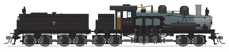 PREORDER BLI 7810 Class D 4-truck Shay, C&O