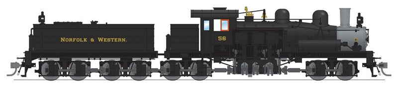 PREORDER BLI 7814 Class D 4-truck Shay, SOU