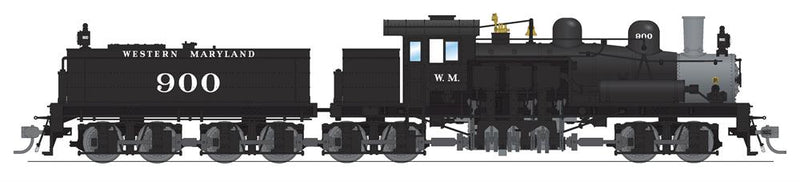 PREORDER BLI 7819 Class D 4-truck Shay, WM