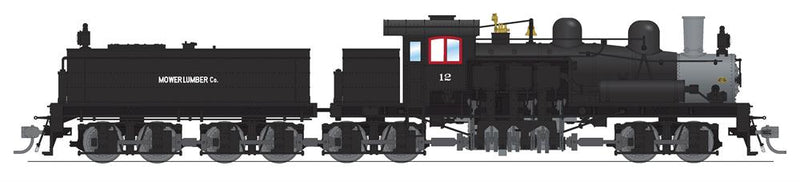 PREORDER BLI 8260 Class D 4-truck Shay, Mower Lumber Co.