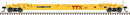 Atlas 20005994 Gunderson 48' All-Purpose Well Car - Ready to Run -- TTX 456202 (yellow, black, red, Next Load Any Road Slogan), HO Scale