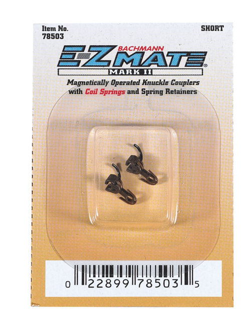 Bachmann 78503 Magnetically Operated E-Z Mate Mark II Couplers -Short, N Scale