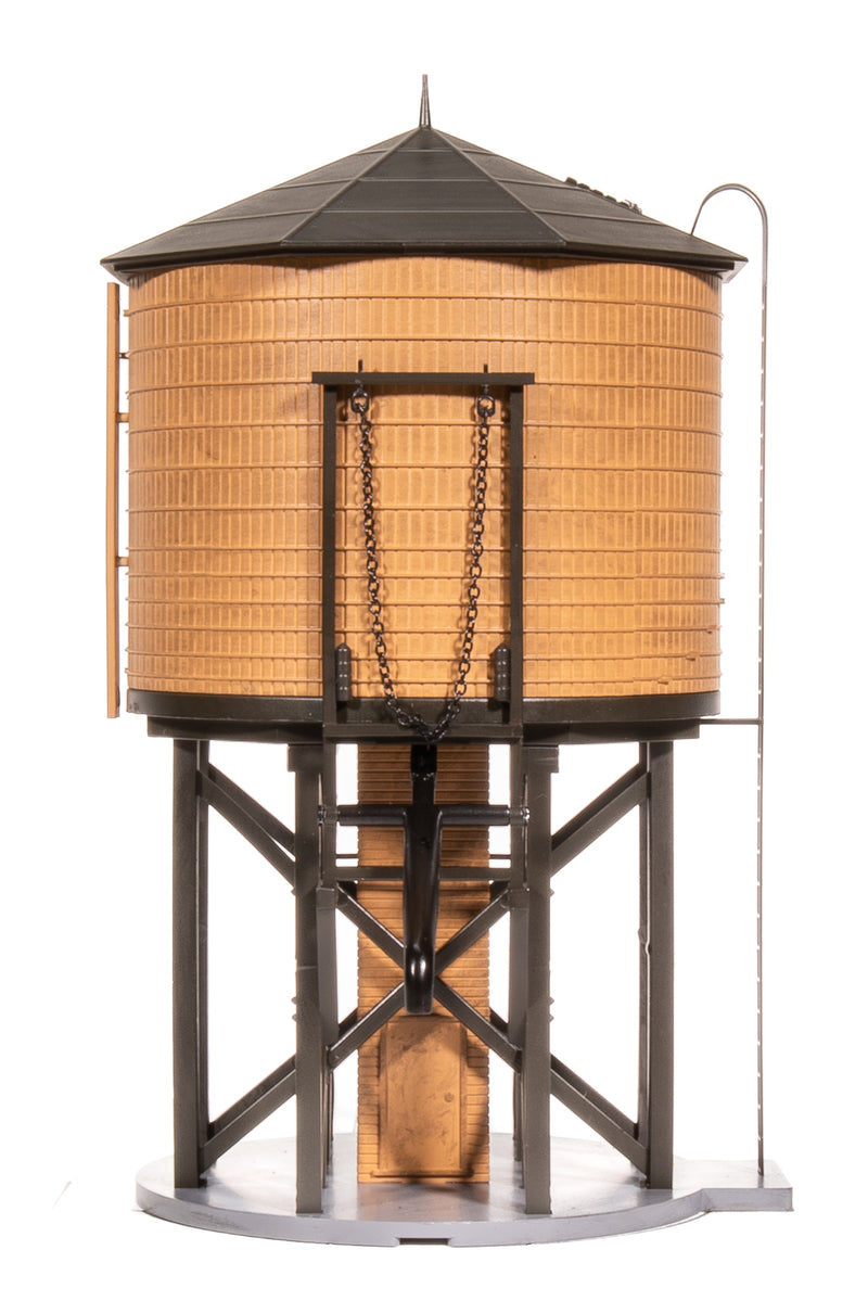 BLI 7926 Water Tower, Weathered Brown, Unpowered, No Sound, HO