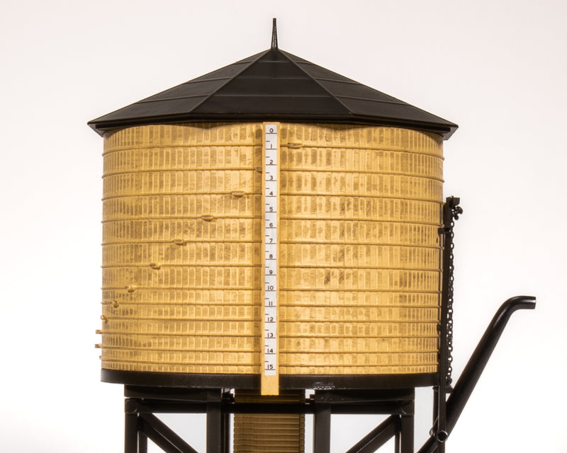 BLI 7912 Operating Water Tower w/ Sound, Weathered Yellow, Unlettered, HO