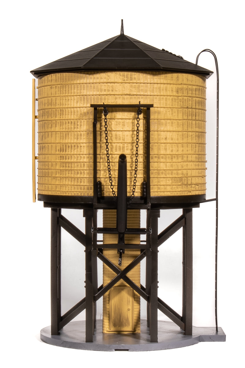 BLI 7912 Operating Water Tower w/ Sound, Weathered Yellow, Unlettered, HO