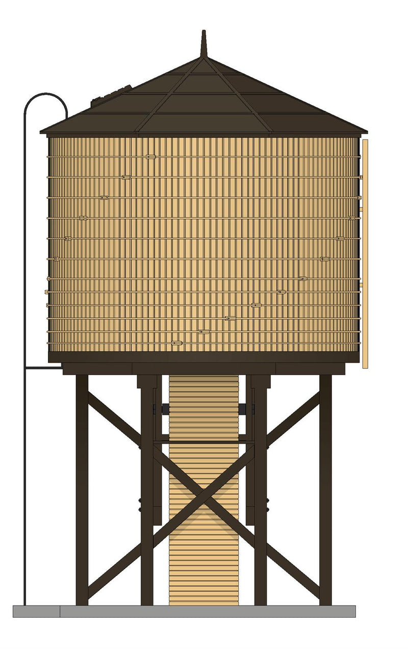 BLI 7913 Operating Water Tower w/ Sound, Non-weathered Yellow, Unlettered, HO