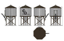BLI 7915 Operating Water Tower w/ Sound, C&O, Weathered, HO