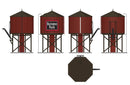 BLI 7916 Operating Water Tower w/ Sound, CB&Q, ***Weathered***, HO