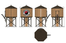 BLI 7921 Operating Water Tower w/ Sound, NP, Weathered, HO