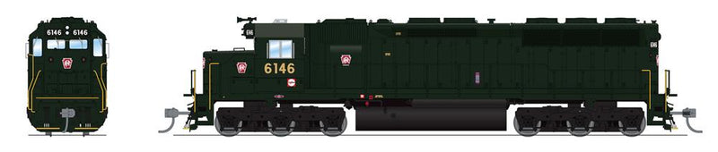 BLI 9007 EMD SD45, PRR 6146, Brunswick Green, No-Sound/DCC-Ready, HO