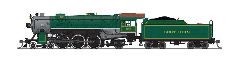 BLI 8065 Heavy Pacific 4-6-2, SOU 1386, Sylvan Green, No-Sound/DCC-Ready, N (NP)