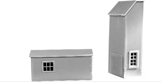 Tichy Train Group 8005 Hoist House & Sand House Kit, HO