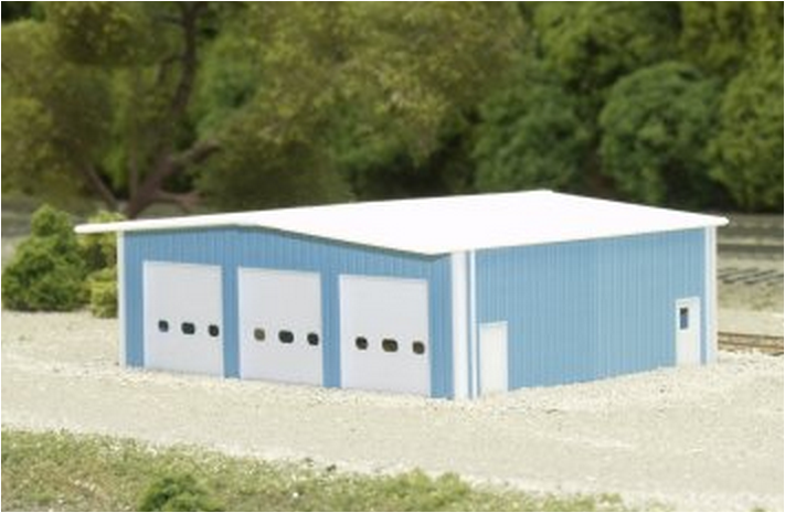 Rix Products-5418009 FIRE STATION, N Scale