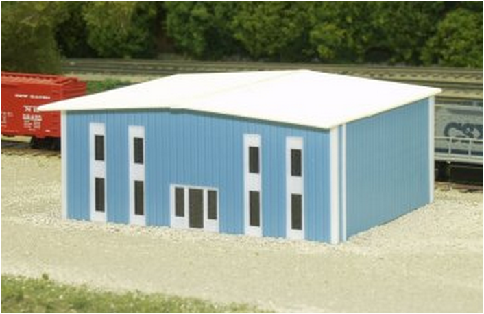Rix Products- 5418010 TWO STORY MODERN OFFICE Bld, N Scale