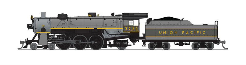 BLI 8078 Light Pacific 4-6-2, UP 3220, Two-tone Gray w/ Yellow, No-Sound/DCC-Ready, N (NP)