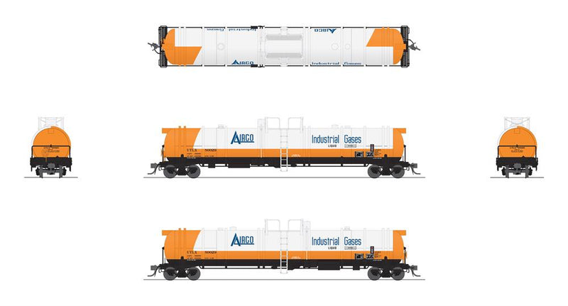 BLI 8039 Cryogenic Tank Car, Airco, Single Car, HO