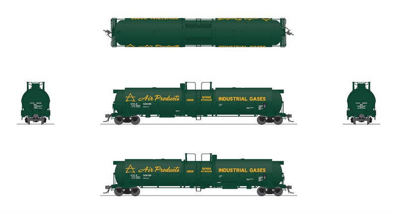 BLI 8040 Cryogenic Tank Car, Air Products, Single Car, HO