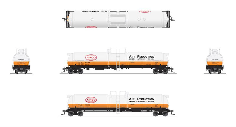 BLI 8032 Cryogenic Tank Car, Air Reduction, 2-Pack, HO