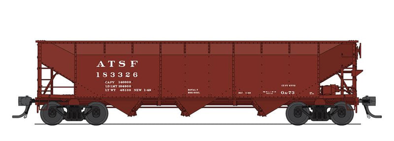 BLI 8101 AAR 70-ton Triple Hopper, ATSF (GA-73),