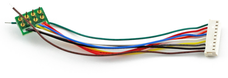 Soundtraxx 810135 9-Pin JST to NMRA 8-Pin Wiring Harness