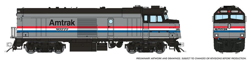 PREORDER Rapido 081516 HO Amtrak NPCU Cabbage Cab Car - Sound and DCC -- Amtrak