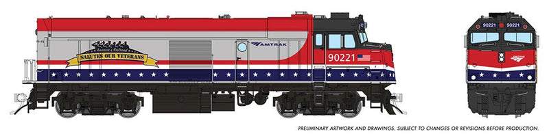 PREORDER Rapido 081522 HO Amtrak NPCU Cabbage Cab Car - Sound and DCC -- Amtrak