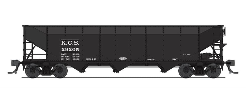 BLI 8112 AAR 70-ton Triple Hopper, KCS, 4-PACK, HO