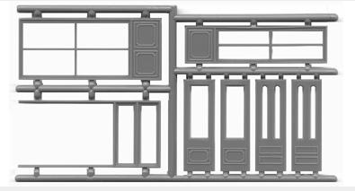 Tichy Train Group 8117 Ho STOREFORNT Set