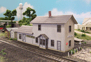 Blair Line 78 Blairstown 2-Story Depot - Kit - 4-1/2 x 1-1/2" 11.2 x 3.7cm, N Scale
