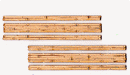 Blair Line 22 Wood Grade Crossing pkg(2) -- Two Lane, Nn3 Scale