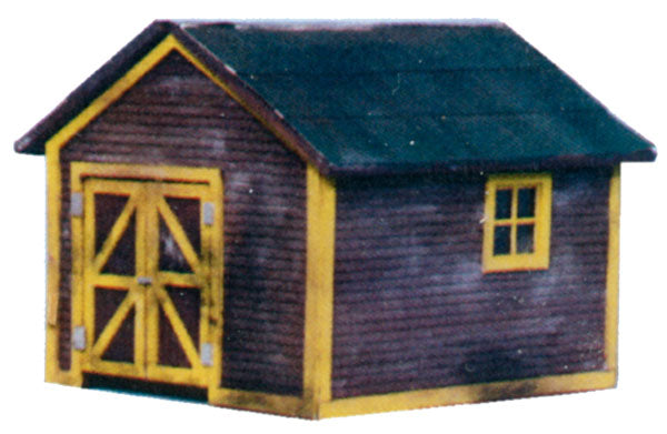 Blair Line 75 Section Toolhouse -- Kit - 1-1/8 x 1" 2.8 x 2.5cm, N Scale