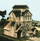 Blair Line 86 Cash Mine Works Ore House -- 4 x 4-1/2 x 5" 10 x 11.2 x 12.5cm, N Scale